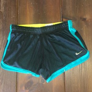 Black and blue Nike running shorts. Like new.